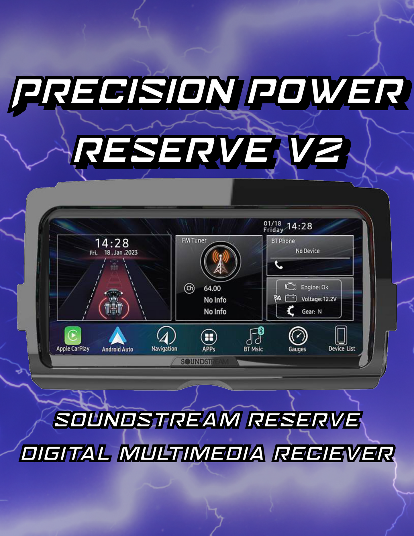 PRECISION POWER RESERVE V2 (2014-23 Harley Radio)